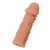 Телесная реалистичная насадка KOKOS Extreme Sleeve 06 с дополнительной стимуляцией - 12,7 см. - KOKOS - в Новошахтинске купить с доставкой