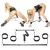 Комплект наручников и наножников с распорками Spread  em Bar and Cuff Set - Pipedream - купить с доставкой в Новошахтинске