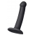 Черный фаллос на присоске Silicone Bendable Dildo S - 17 см. - Strap-on-me - купить с доставкой в Новошахтинске