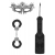 Черный игровой набор Introductory Bondage Kit №4 - Shots Media BV - купить с доставкой в Новошахтинске