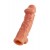 Телесная насадка на фаллос с отверстием для мошонки EXTREME SLEEVE - 15,6 см. - KOKOS - в Новошахтинске купить с доставкой