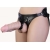 Гигантский фаллоимитатор на присоске в комплекте с трусиками - 26 см. - LOVETOY (А-Полимер) - купить с доставкой в Новошахтинске