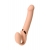 Телесный безремневой вибрострапон Vibrating Bendable Strap-On L - Strap-on-me - купить с доставкой в Новошахтинске