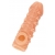 Телесная закрытая насадка с пучками шишечек Cock Sleeve Size M - 15,6 см. - KOKOS - в Новошахтинске купить с доставкой