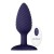 Синяя анальная пробка с вибрацией и пультом ДУ Wicked Twister - 12 см. - Zero Tolerance
