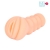 Телесный мастурбатор-вагина с комплектом эрекционных колец - Bior toys - в Новошахтинске купить с доставкой