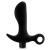 Черный анальный вибратор Silicone Vibrating Prostate Massager 01 - 10,8 см. - Blush Novelties - в Новошахтинске купить с доставкой