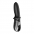 Черный анальный вибратор Hot Passion с функцией нагрева - Satisfyer - в Новошахтинске купить с доставкой