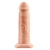 Телесный реалистичный фаллоимитатор с полостью Silicone Hollow Extension - 20 см. - Pipedream - купить с доставкой в Новошахтинске