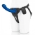 Синяя насадка Remote Control P-Spot G-Spot с черными трусиками - 20 см. - Pegasus - купить с доставкой в Новошахтинске