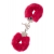 Металлические наручники с красной меховой опушкой METAL HANDCUFF WITH PLUSH RED - Dream Toys - купить с доставкой в Новошахтинске