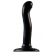 Черный фаллоимитатор-насадка Strap-On-Me P G spot Dildo size S - 16,4 см. - Strap-on-me - купить с доставкой в Новошахтинске