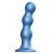 Голубая насадка Strap-On-Me Dildo Plug Balls size S - Strap-on-me - купить с доставкой в Новошахтинске