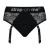Черные трусики для насадок Diva Lingerie Harness - size S - Strap-on-me - купить с доставкой в Новошахтинске