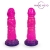 Розовый рельефный фантазийный фаллоимитатор - 20 см. - Bior toys - купить с доставкой в Новошахтинске