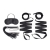 Эротический набор 4PC Bondage Bed Strap   Flogger Kit - Lux Fetish - купить с доставкой в Новошахтинске
