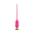 Розовый тонкий стимулятор Nipple Vibrator - 23 см. - I-MOON - купить с доставкой в Новошахтинске