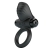 Черное эрекционное кольцо с вибрацией Adrien - Baile - в Новошахтинске купить с доставкой