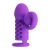 Фиолетовая вибронасадка с клиторальным отростком Harden - Baile - в Новошахтинске купить с доставкой