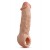 Телесная насадка-удлинитель Intrepid 9.25 Inch Realistic Penis Extender Sleeve - 23,5 см. - Blush Novelties - в Новошахтинске купить с доставкой