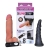Страпон с 2 насадками и вибрацией UniStrap - 20 и 18 см. - LOVETOY (А-Полимер) - купить с доставкой в Новошахтинске
