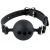 Силиконовый кляп-шар с отверстиями для дыхания Silicone Breathable Ball Gag Small - Pipedream - купить с доставкой в Новошахтинске