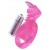Розовая вибронасадка со стимулятор клитора   Язычок - Toyfa Basic - в Новошахтинске купить с доставкой