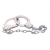 Наручники из металла с длинной цепочкой CHROME HANDCUFFS METAL HANDCUFFS W. KEY - NMC - купить с доставкой в Новошахтинске