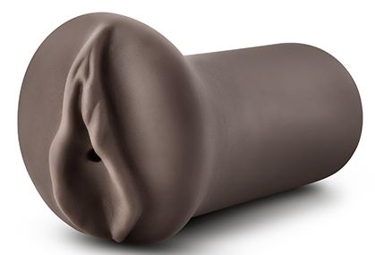 Коричневый мастубратор-вагина Nicole s Kitty - Blush Novelties - в Новошахтинске купить с доставкой
