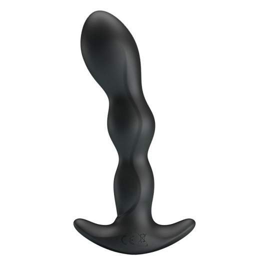Черный анальный стимулятор простаты с вибрацией Special Anal Massager - 14,5 см. - Baile - в Новошахтинске купить с доставкой