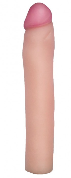 Телесная насадка для удлинения фаллоса - 19 см. - LOVETOY (А-Полимер) - в Новошахтинске купить с доставкой