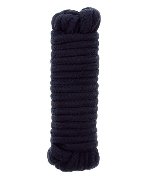Чёрная веревка для связывания BONDX LOVE ROPE - 5 м. - Dream Toys - купить с доставкой в Новошахтинске