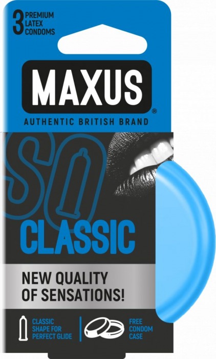 Классические презервативы в железном кейсе MAXUS Classic - 3 шт. - Maxus - купить с доставкой в Новошахтинске