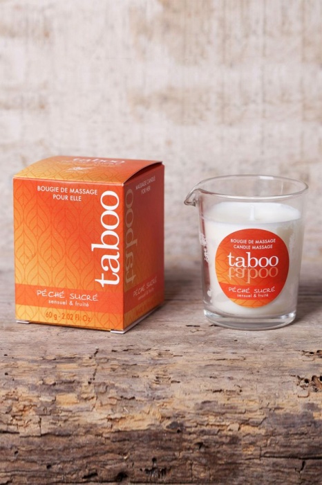 Массажное аромамасло с афродизиаками для женщин RUF Taboo Peche sucre - 60 гр. - RUF - купить с доставкой в Новошахтинске