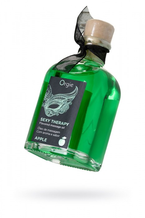 Массажное масло Orgie Lips Massage со вкусом яблока - 100 мл. - ORGIE - купить с доставкой в Новошахтинске