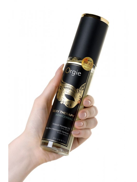 Минеральное массажное масло Orgie Sexy Therapy Afrodisiac - 200 мл. - ORGIE - купить с доставкой в Новошахтинске