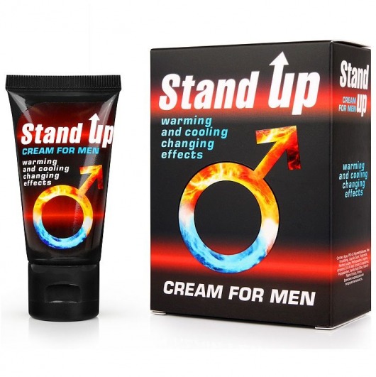 Возбуждающий крем для мужчин Stand Up - 25 гр. - Биоритм - купить с доставкой в Новошахтинске