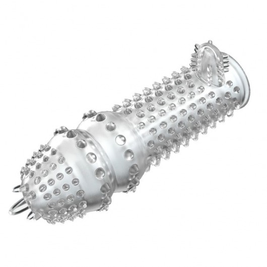 Закрытая прозрачная насадка Crystal sleeve - 14,2 см. - Erowoman-Eroman - в Новошахтинске купить с доставкой