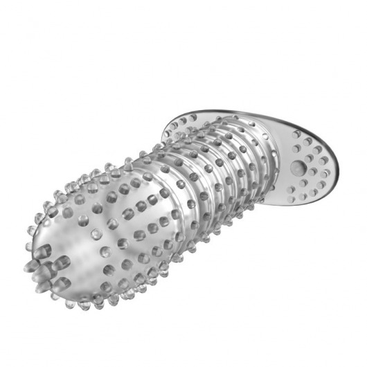 Закрытая прозрачная насадка Crystal sleeve - 12 см. - Erowoman-Eroman - в Новошахтинске купить с доставкой