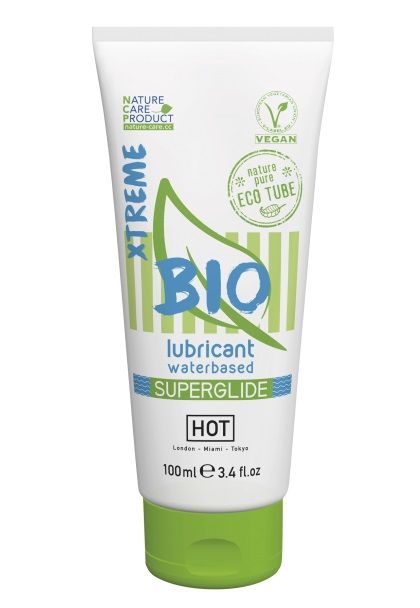Интимный увлажняющий гель BIO SuperGlide Xtreme - 100 мл. - HOT - купить с доставкой в Новошахтинске