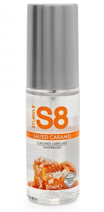 Лубрикант S8 Flavored Lube со вкусом солёной карамели - 50 мл. - Stimul8 - купить с доставкой в Новошахтинске