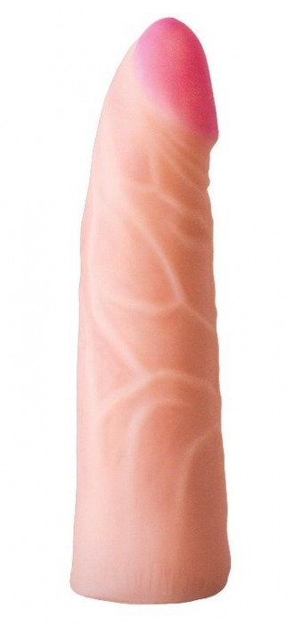 Фаллическая насадка на трусики харнесс - 17,5 см. - LOVETOY (А-Полимер) - купить с доставкой в Новошахтинске