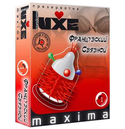 Презерватив LUXE Maxima  Французский связной  - 1 шт. - Luxe - купить с доставкой в Новошахтинске