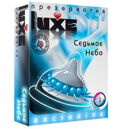 Презерватив LUXE  Exclusive  Седьмое небо  - 1 шт. - Luxe - купить с доставкой в Новошахтинске