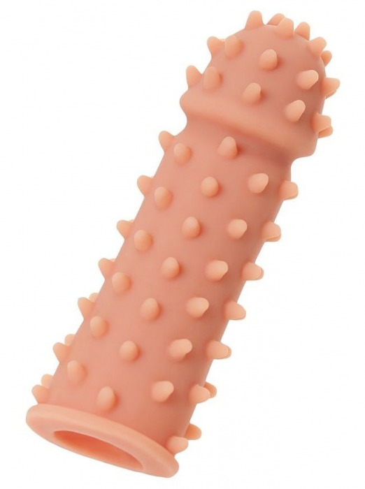 Телесная реалистичная насадка KOKOS Extreme Sleeve 03 с дополнительной стимуляцией - 12,7 см. - KOKOS - в Новошахтинске купить с доставкой