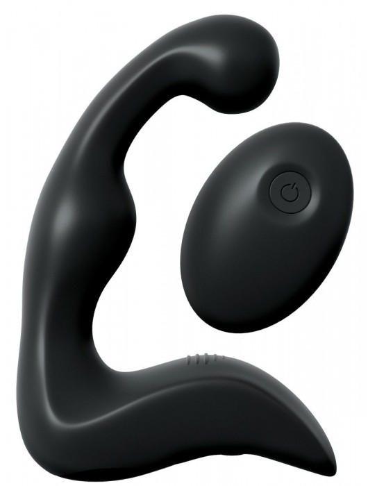 Черный вибромассажер простаты с пультом ДУ Control P-Spot Pro - Pipedream - в Новошахтинске купить с доставкой