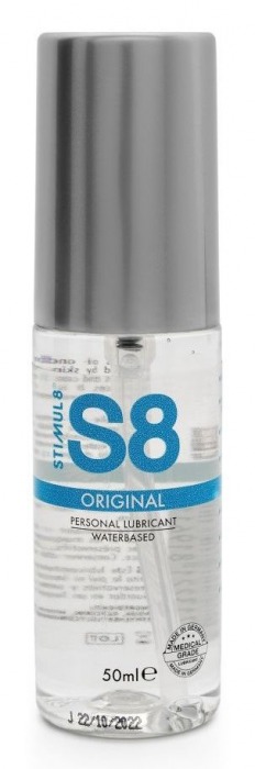 Универсальный лубрикант на водной осноdе S8 Original Lube - 50 мл. - Stimul8 - купить с доставкой в Новошахтинске
