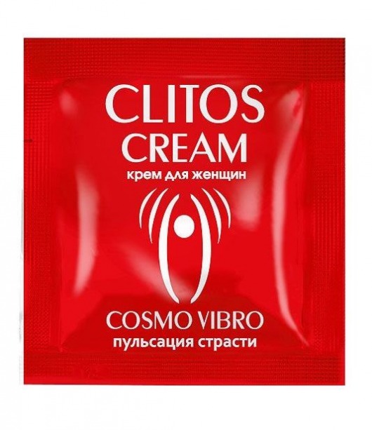 Пробник возбуждающего крема для женщин Clitos Cream - 1,5 гр. - Биоритм - купить с доставкой в Новошахтинске