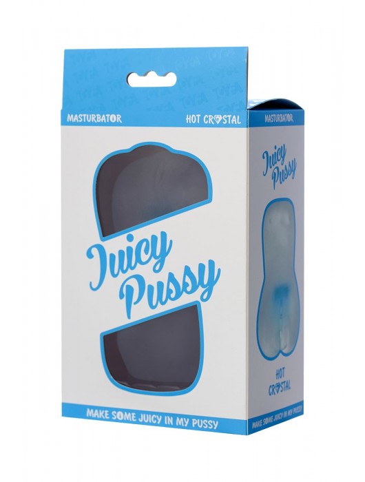 Прозрачный реалистичный мастурбатор Juicy Pussy Hot Crystal - ToyFa - в Новошахтинске купить с доставкой