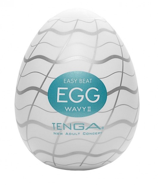Мастурбатор-яйцо EGG Wavy II - Tenga - в Новошахтинске купить с доставкой
